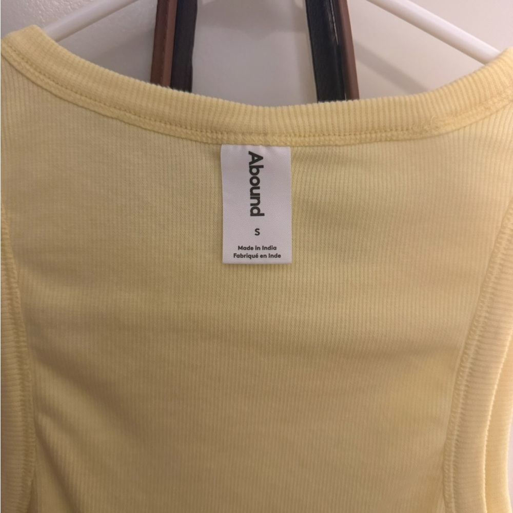Abound Soft Yellow Sleeveless Top